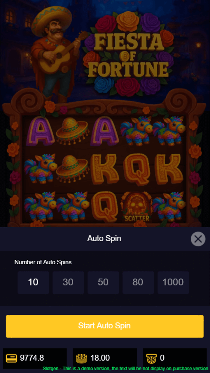 Fiesta of Fortune  - HTML5 Game