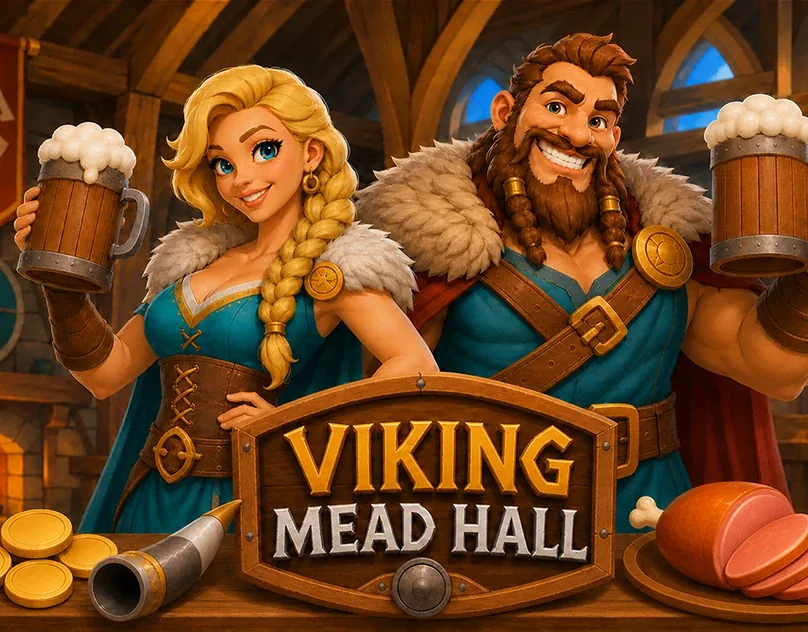 Viking Mead Hall slot art
